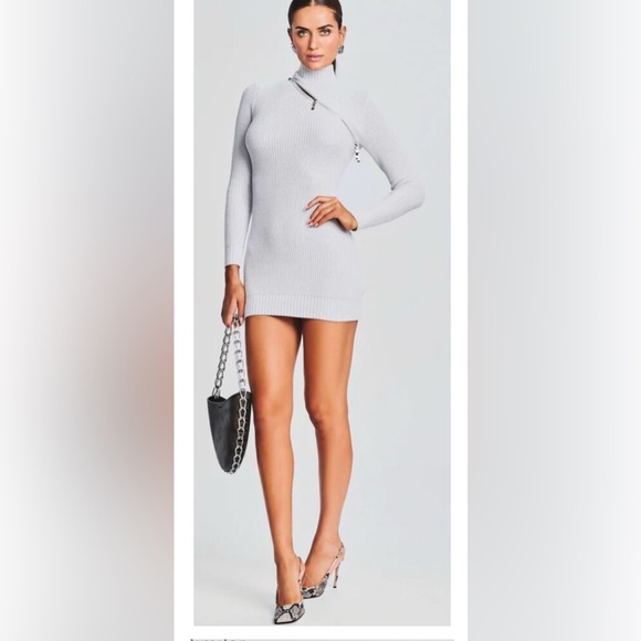 Revolve SER.O.YA Oceana Womens Dress Large in Silver